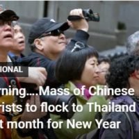 Lokale Presse in Pattaya warnt vor dem Andrang von chinesischen Touristen im nächsten Monat