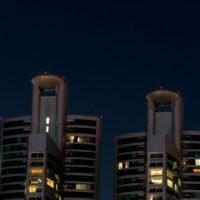 Bilder des Super Blue Blood Moon über Bangkok