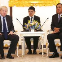 Britischer Außenminister Boris Johnson trifft Prayuth in Bangkok