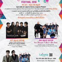 Phuket startet im April sein 3-tägiges „ East Meets West „ Food & Music Festival