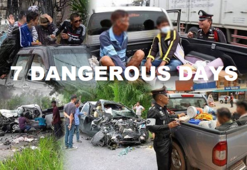 7 gefährliche Tage zu Songkran