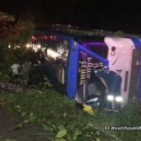 20 Verletzte bei Busunfall in der Nähe von Surat Thani