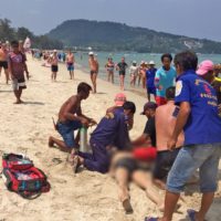 Chinesischer Tourist in den Gewässern vor dem Strand von Patong ertrunken