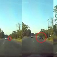 Ein Video mit einem Geisterfahrer ist Anlass für eine Warnung der Medien vor schlafenden Autofahrern zu Songkran