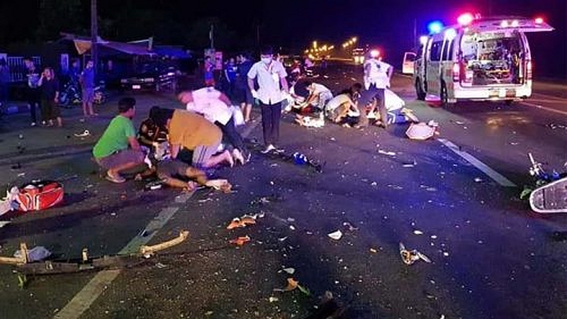 Sechs Tote nach einem Motorrad Straßenrennen in Buriram