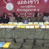 Die Polizei beschlagnahmt in Chiang Rai mit 15 Millionen Meth Pillen die größte Drogenmenge aller Zeiten