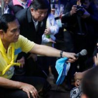 Premierminister Prayuth an der Unglückshöhle in Chiang Rai eingetroffen
