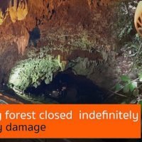 Der Tham Luang Wald Park wurde aufgrund schwerer Schäden auf unbestimmte Zeit geschlossen