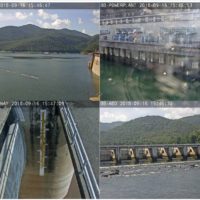 Srinakarin und Vajiralongkorn Staudamm werden weiter geöffnet und erhöhen ihre Wasserabgabe