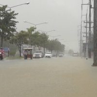 Taifun Mangkhut beeinflusst viele Teile von Thailand