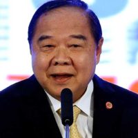 Der stellvertretende Premierminister Prawit bestätigt die Wahlen für 2019
