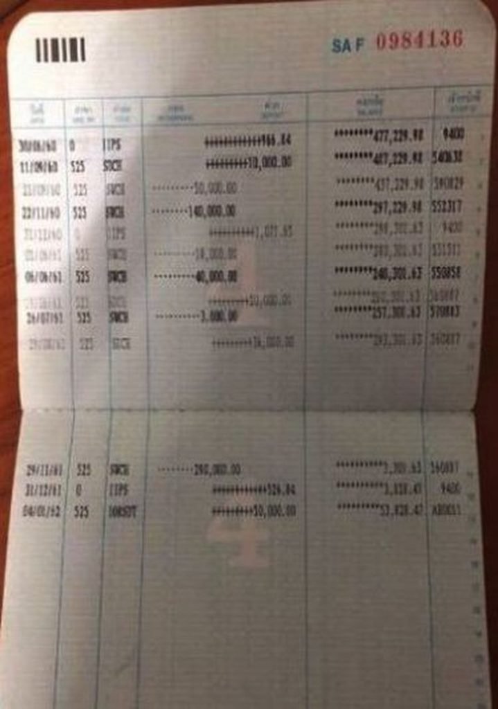 Nicht schon wieder! Auf dem Konto einer älteren Dame sind spurlos 290.00 Baht verschwunden