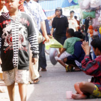Sechs Provinzen in Thailand wurden zu Bettler freien Zonen erklärt