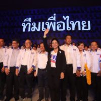 Die Pheu Thai Partei beansprucht für sich das Recht, eine Regierung zu bilden