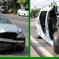 Betrunkener Mercedes Fahrer zahlt 45 Millionen Baht für den Tod eines Polizisten und seiner Ehefrau