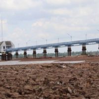 Dramatische Wende. Der Mekong Fluss in Nakhon Phanon hat den niedrigsten Stand seit fast 100 Jahren erreicht