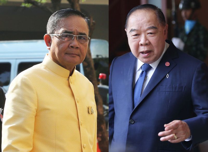 Prayuth und Prawit lehnen die Gerüchte über einen Militärputsch ab