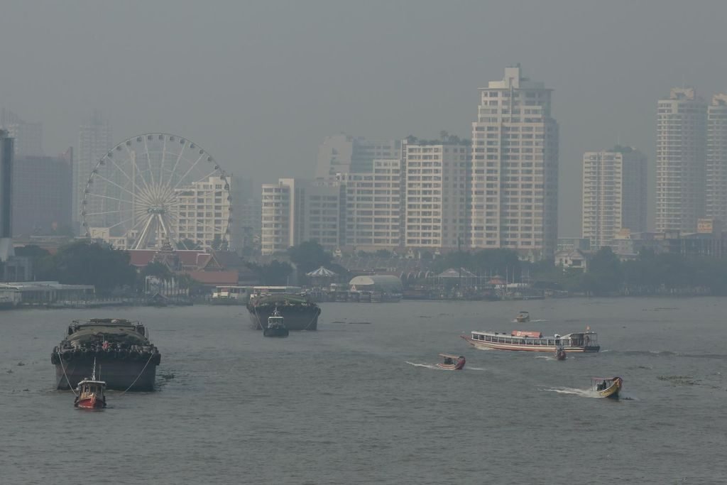 Bangkok leidet erneut unter den PM 2,5 Luftverschmutzungen