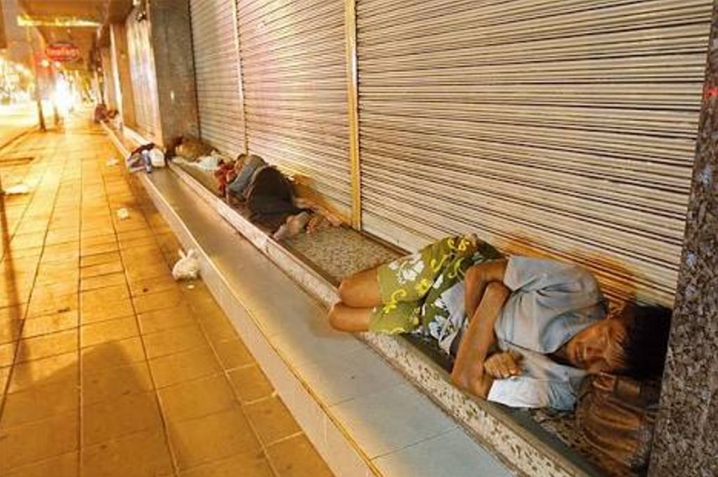 Die Zahl der Obdachlosen in Bangkok ist in diesem Jahr um 10 % angestiegen