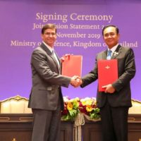 Thailand und die USA haben einen neuen Vertrag über ein Verteidigungsbündnis für das 21. Jahrhundert unterzeichnet