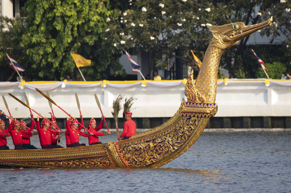 Hier können sie heute die Königliche Barken Prozession in Bangkok sehen