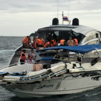 10 Verletzte und ein Vermisster nach einem Unfall mit einem Schnellboot und einer Yacht