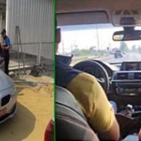 BMW Smart Cars der Immigration sind in ganz Thailand unterwegs und belegen Thai-Hausbesitzer mit einer Geldstrafe