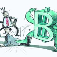 Der Baht soll im Laufe des Jahres 2020 noch weiter steigen, sagt die Kasikorn Bank