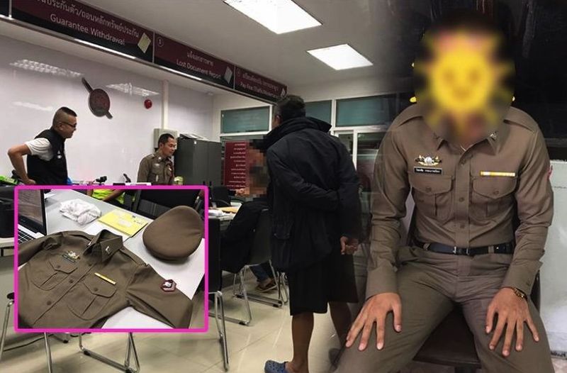 Ein Thai wollte sich mit 400.000 Baht bei der thailändischen Polizei einkaufen