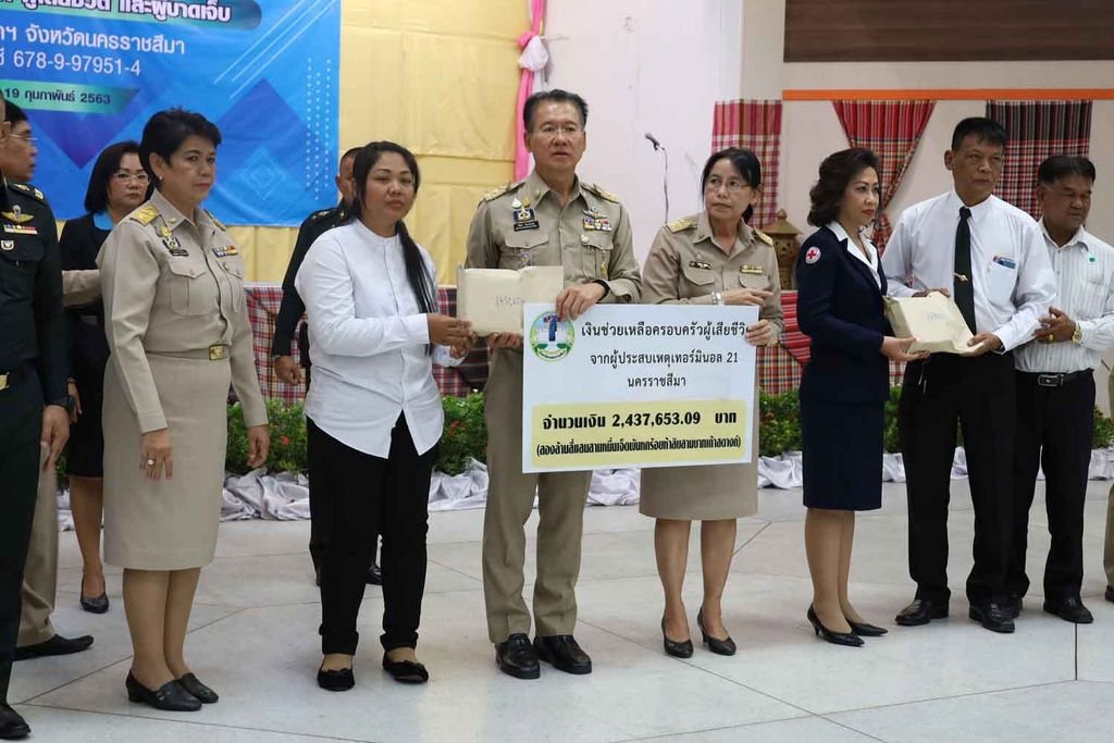 Die Opfer der Schiesserei in Korat erhalten eine höhere Entschädigung