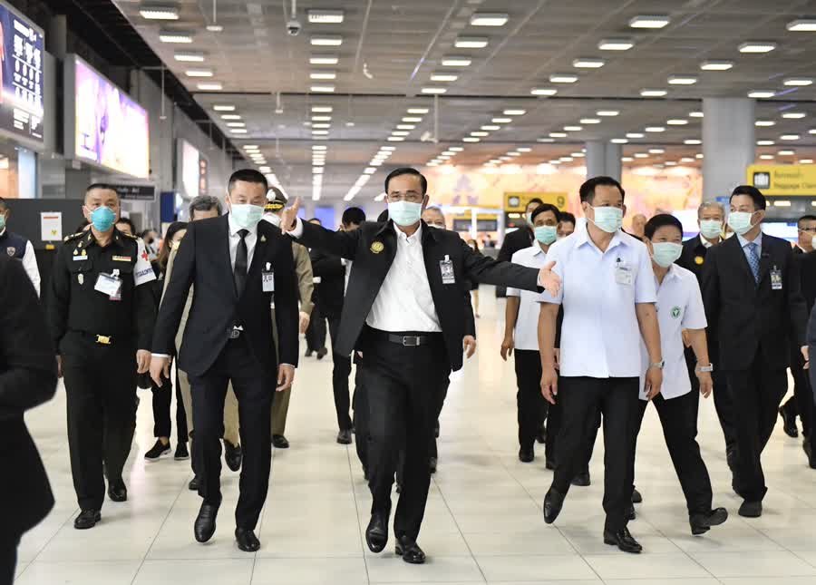 Prayuth ist besorgt über die Auswirkungen auf die Bevölkerung wegen dem Ausbruch des Coronavirus