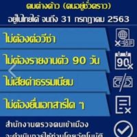 Das thailändische Kabinett hat erneut eine weitere automatische Visumverlängerung beschlossen