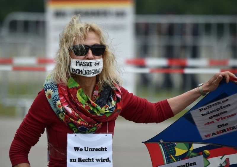 Neue Proteste gegen Virenmaßnahmen in Deutschland