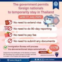 Die thailändischen Behörden überdenken nach dem 31. Juli die Amnestie für Visa