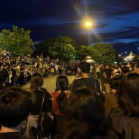 Kundgebung in Chiang Mai, um die Prayuth Regierung zu stürzen