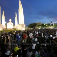 Die friedliche Anti-Regierungs-Demonstration endete um Mitternacht