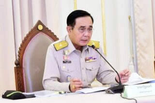 Premierminister Prayut Chan-o-cha am 10. Juli