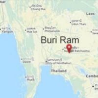 Arbeiter protestieren gegen niedrige Löhne in der Fabrik in der Provinz Buri Ram