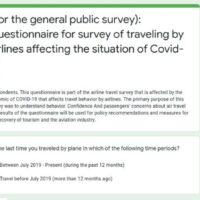 CAAT startet öffentliche Umfrage: "Was wird Ihre Entscheidung für eine Reise beeinflussen?"