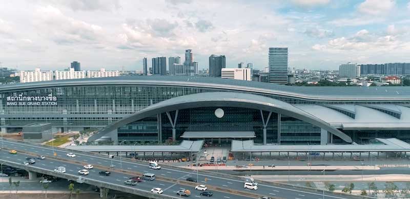 Thailand auf dem Weg zur Eröffnung des größten Bahnhofs in Südostasien