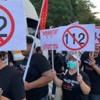 Laut der Polizei ist eine Anklage wegen Majestätsbeleidigung unvermeidlich