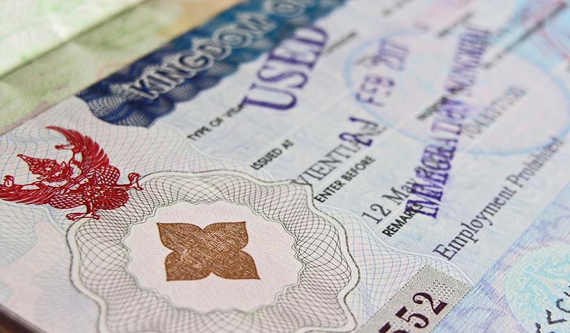 Für ein Touristenvisum für die einmalige Einreise nach Thailand müssen Ausländer jetzt Mittel in Höhe von 500.000 THB vorweisen