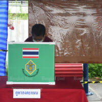 Thaksins Kandidat wird voraussichtlich gewinnen, wenn die Umfragen in der Provinz zu Ende gehen
