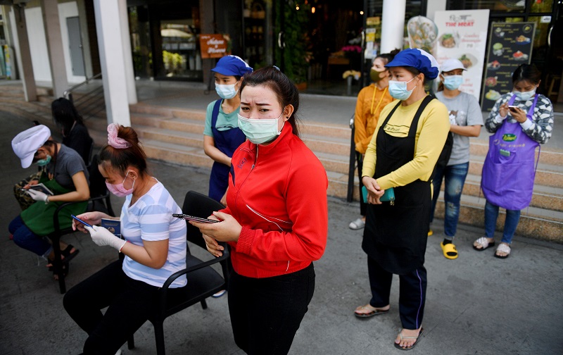 Thailand bestätigt am Samstag 110 neue Coronavirus Infektionen