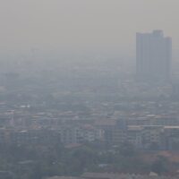 In 60 Gebieten Bangkoks und seiner Vororte wurde übermäßiger PM 2,5 Staub festgestellt