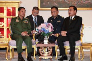 Der Führer von Myanmar schreibt an Premierminister Prayuth