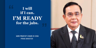 Prayuth ist bereit, sich als erster impfen zu lassen