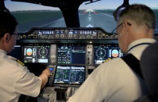 Flugsimulatoren halten Piloten während der Pandemie auf dem neuesten Stand