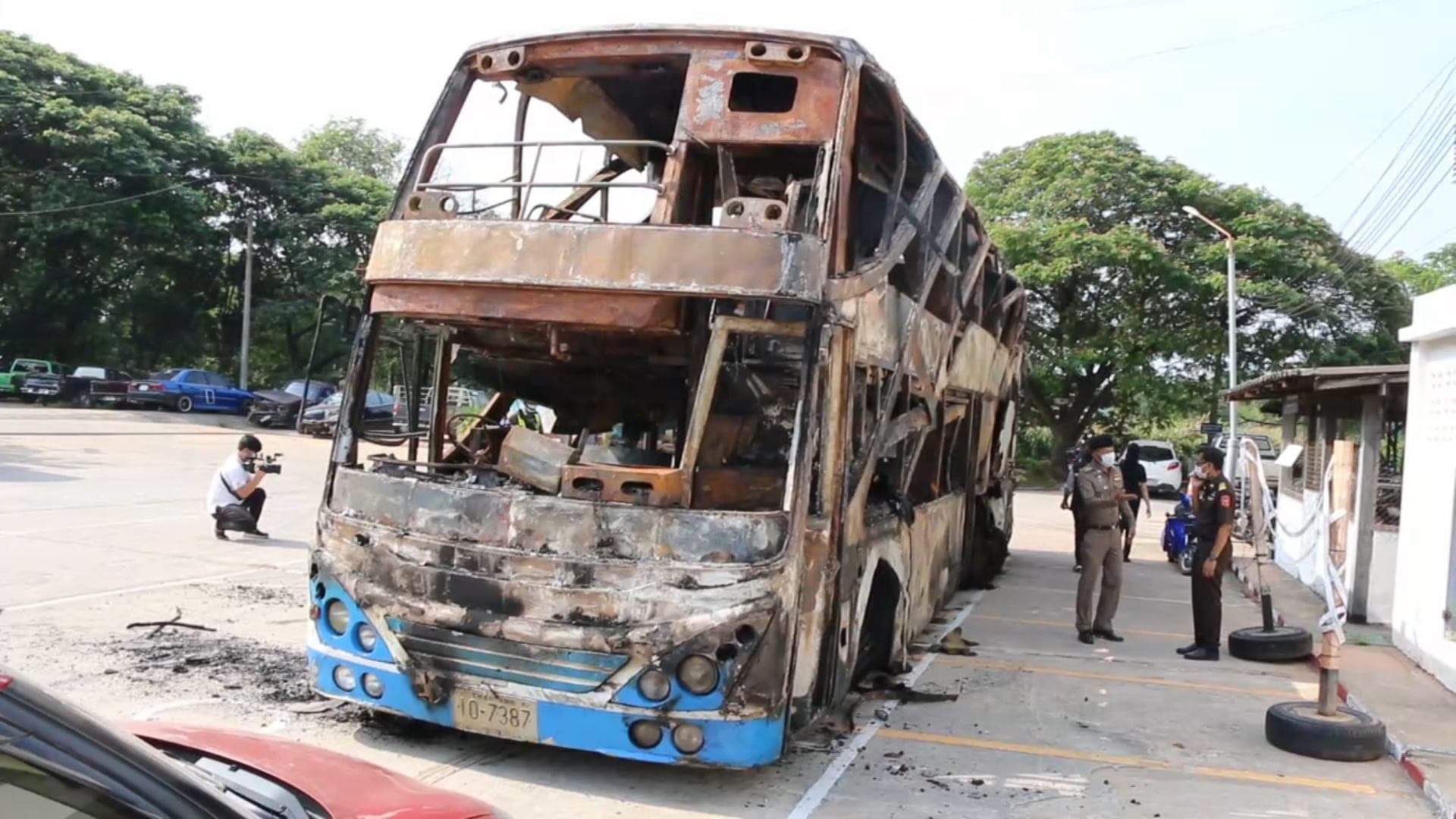 5 Tote, 12 Verletzte bei Tourbusbrand in Khon Kaen