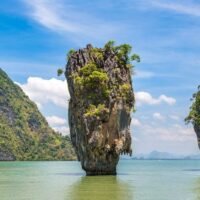 Experten untersuchen Möglichkeiten, um die James Bond Insel vor Erosion zu schützen